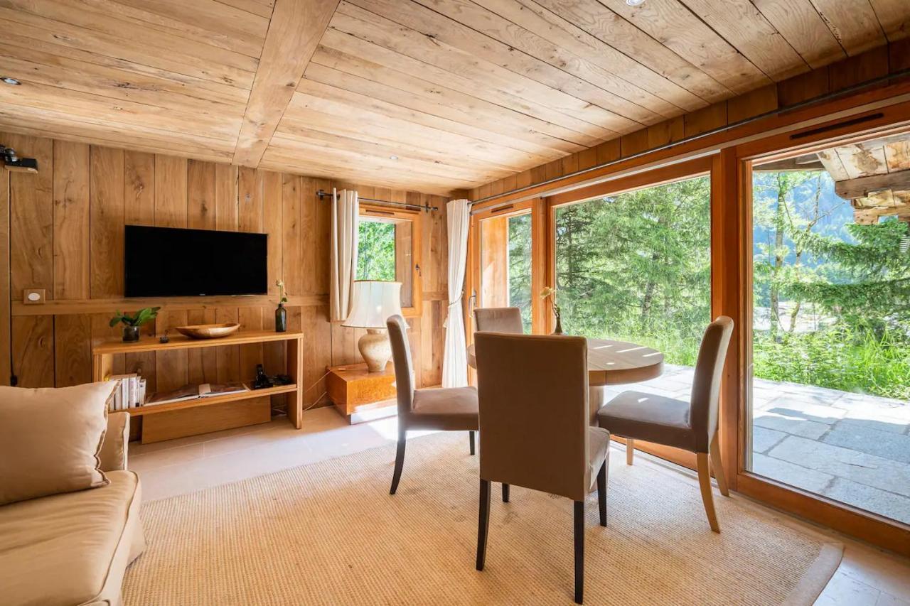 שאמוני Chalet Ananda Avec Sauna, Baignoire Balneo Et Terrasse מראה חיצוני תמונה