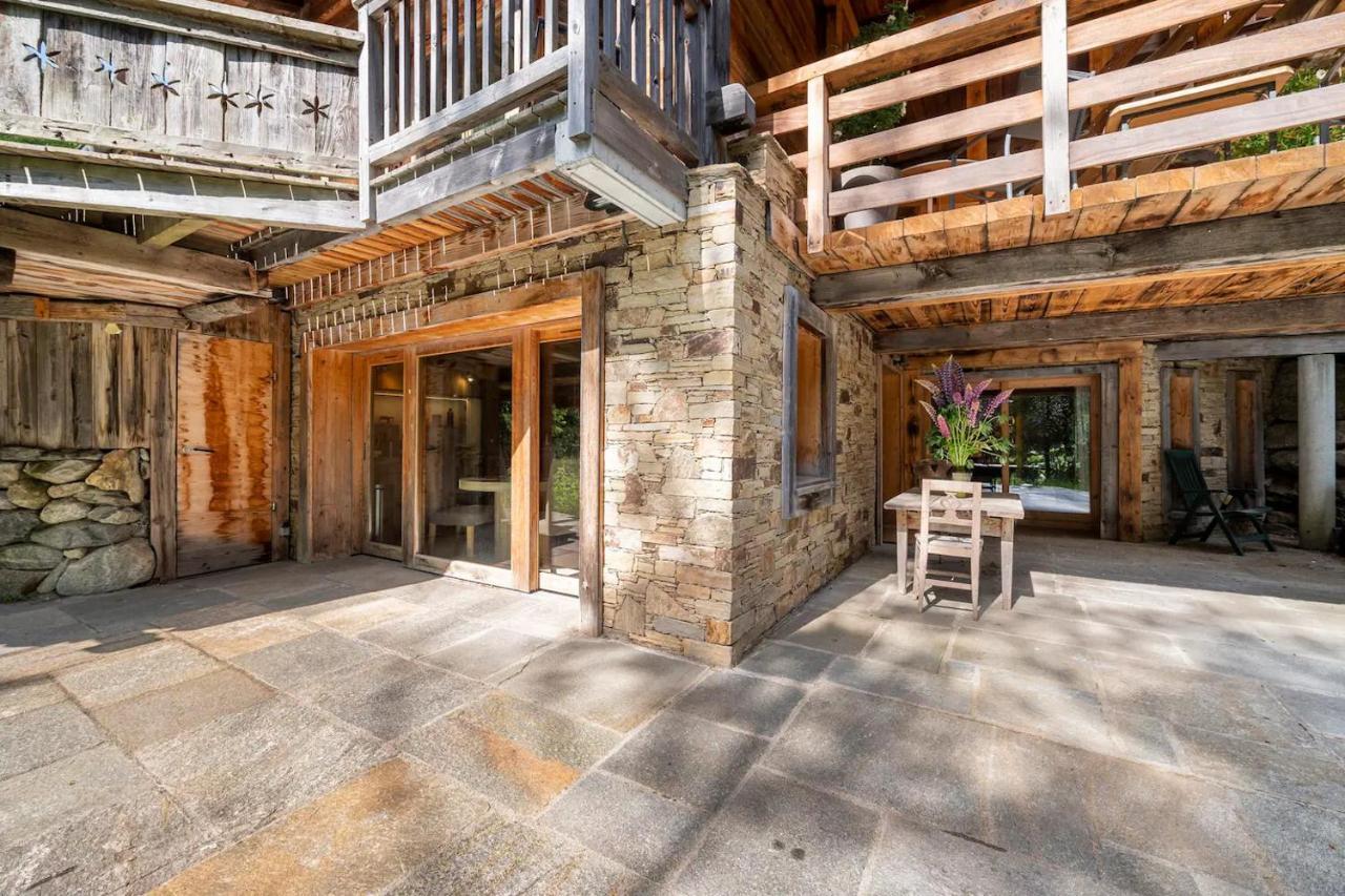 שאמוני Chalet Ananda Avec Sauna, Baignoire Balneo Et Terrasse מראה חיצוני תמונה